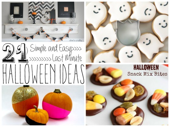 21 Last Minute Halloween Ideas