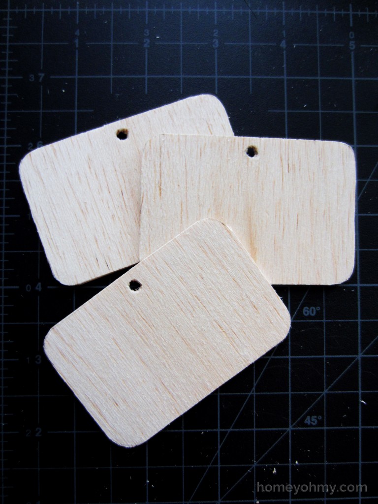 Wood tags