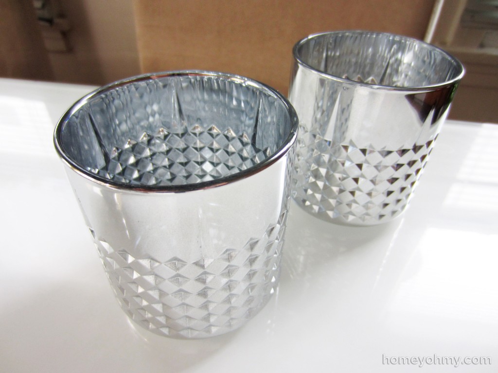 Easily Make Your Own Mercury Glass Votives