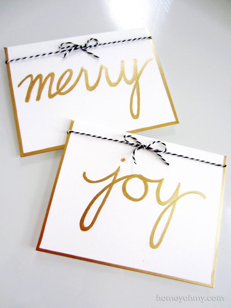 Merry and Joy Holiday Cards