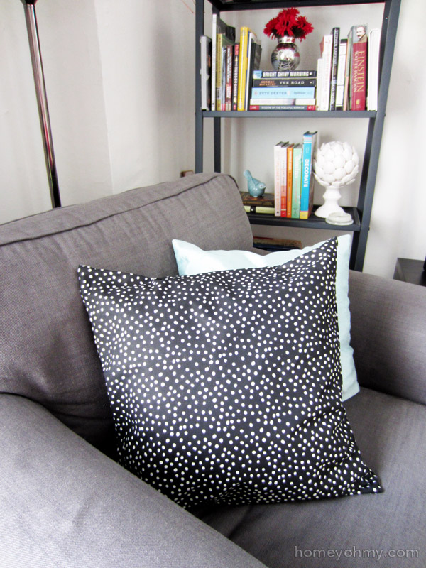 DIY No Sew Pillow Covers - Homey Oh My