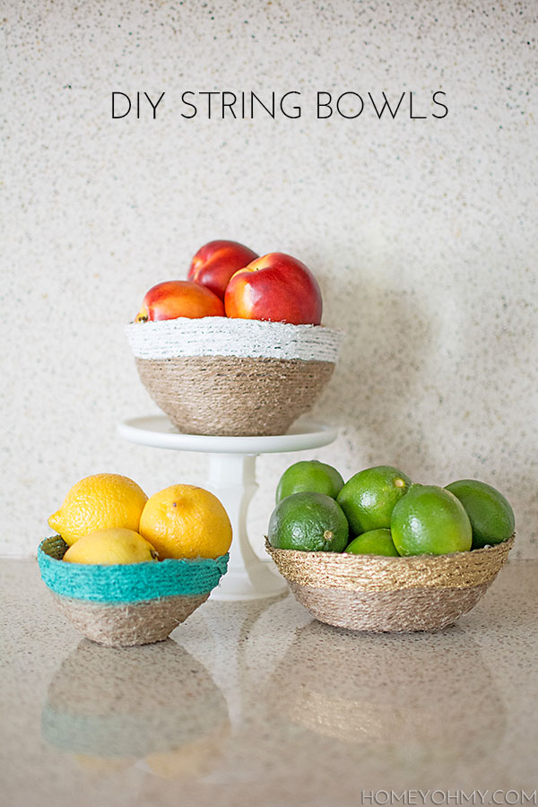 DIY String Bowls