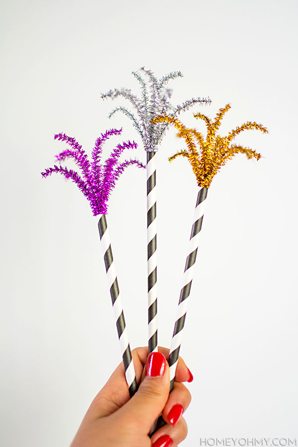 Fireworks Drink Stirrers