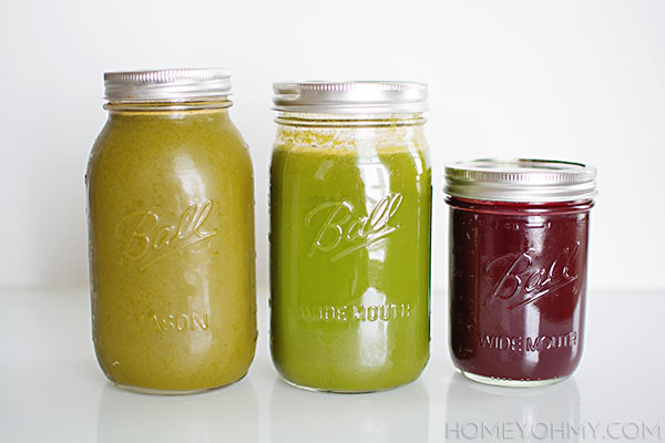 Three Day Juice Cleanse - Homey Oh My