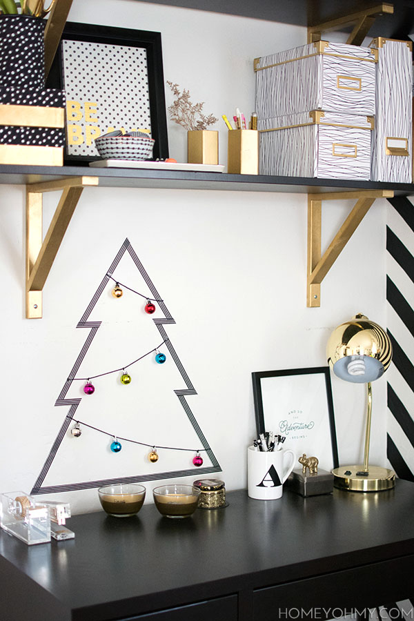 DIY Washi Tape Christmas Tree