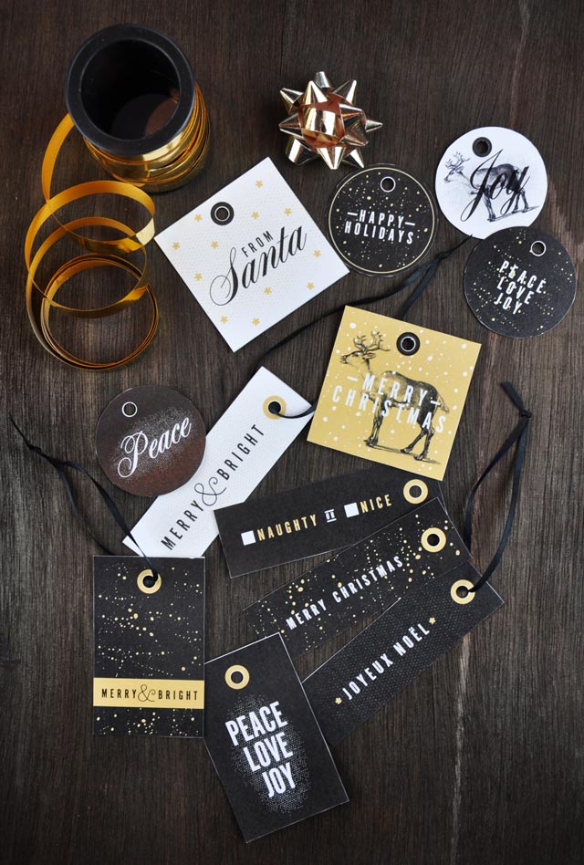 Christmas gift tags from Visual Heart