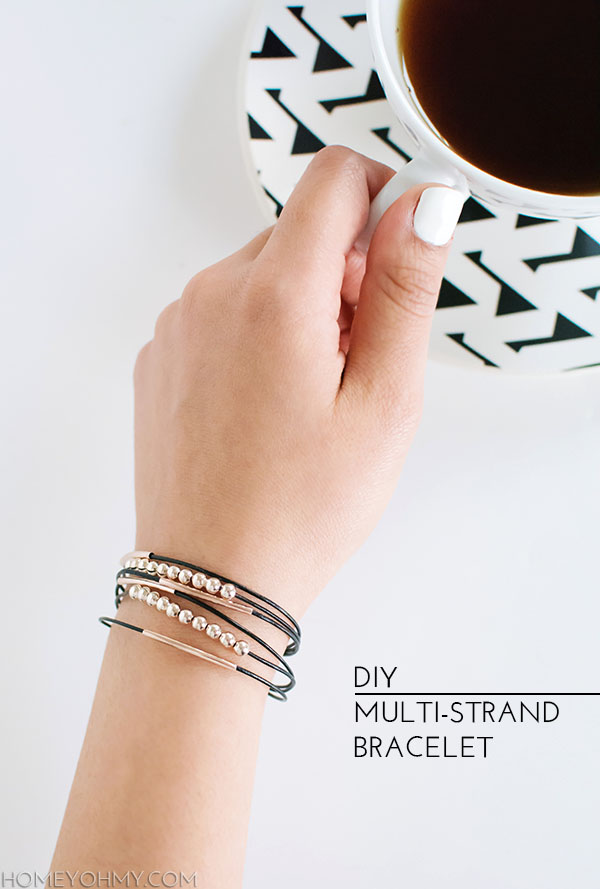 DIY Multi-strand bracelet