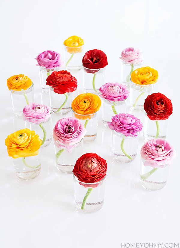 Floating ranunculus