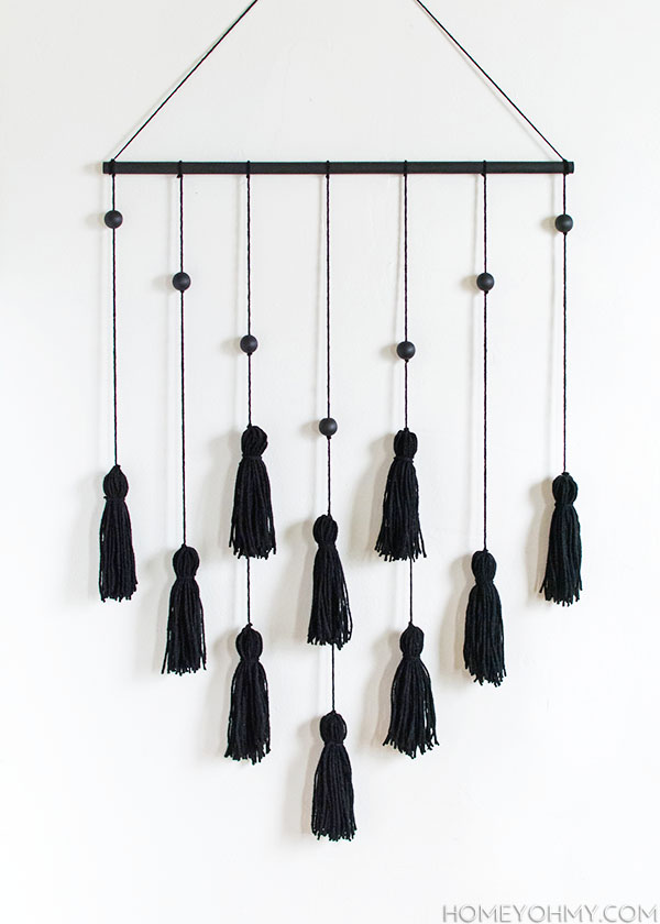 DIY Modern Tassel Wall Hanging