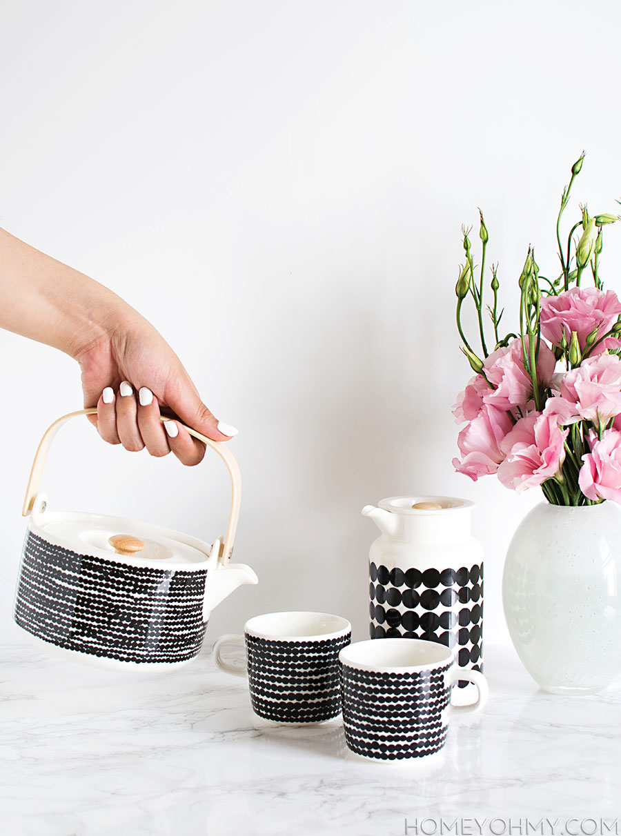 Marimekko Rasymatto Tea Set