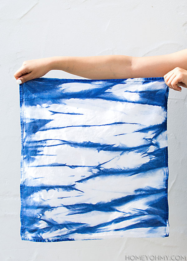 DIY Indigo Inkodye Napkin