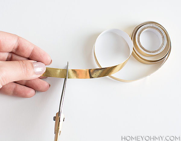 Gold Washi tape