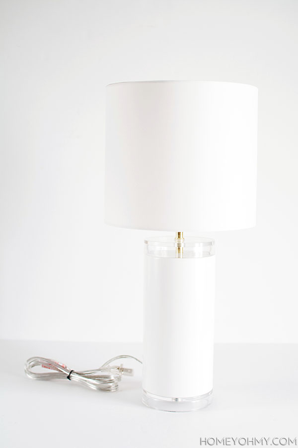 white lamp