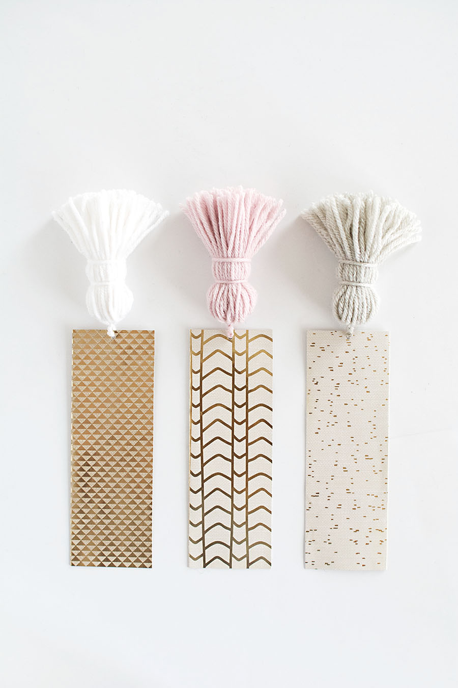 DIY Chunky Tassel Bookmarks - Homey Oh My