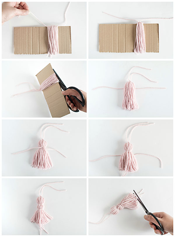 How to make a yarn tassel