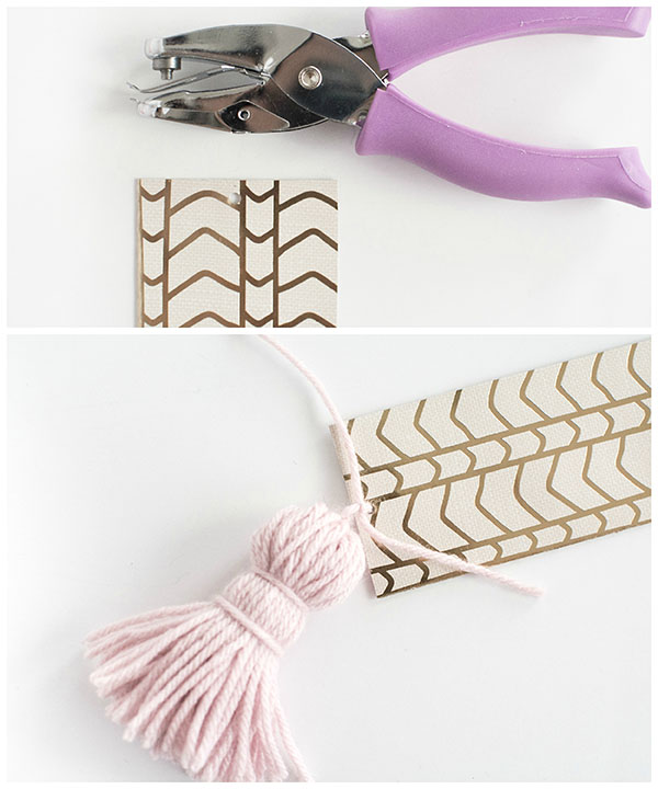 DIY Chunky Tassel Bookmarks - Homey Oh My