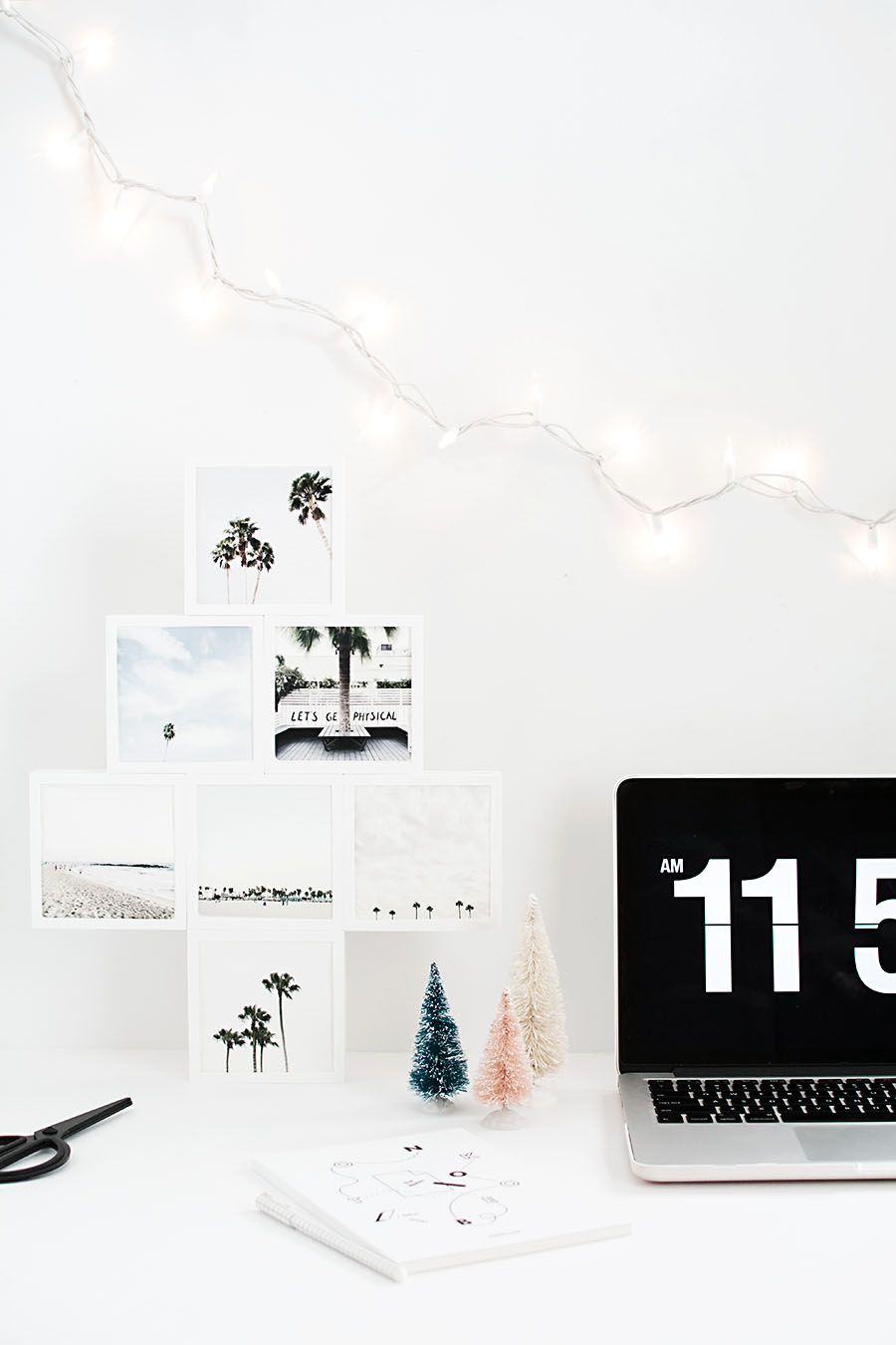 DIY Photo Christmas Tree - Homey Oh My