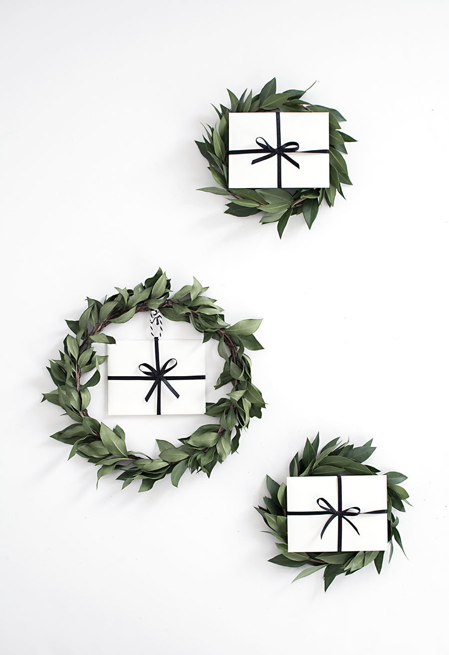 DIY gift card mini wreaths