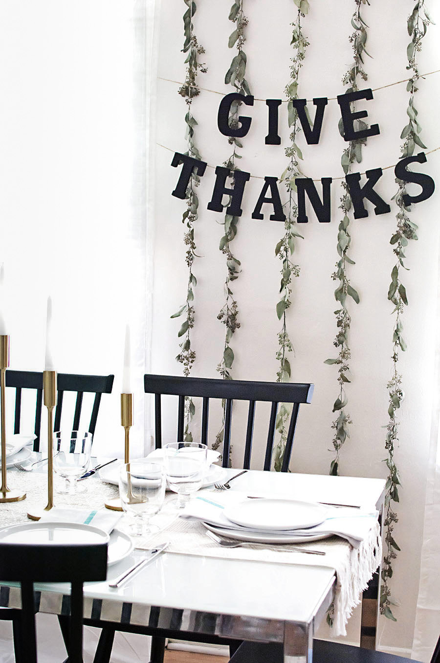 Give thanks garland DIY-2