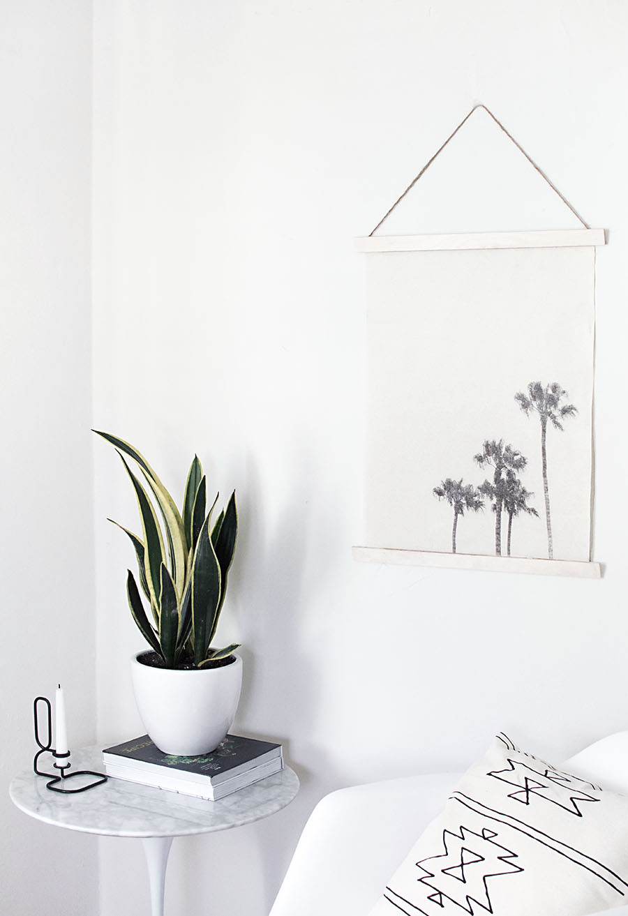 Image transfer wall hanging DIY