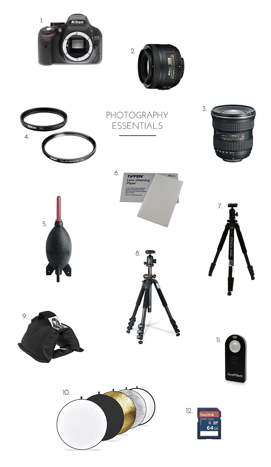 photography essentials