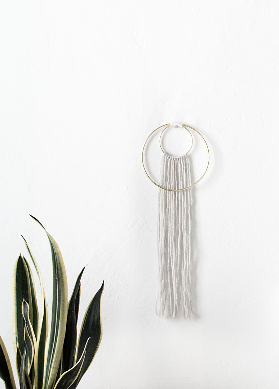 Double Ring Wall Hanging - DIY