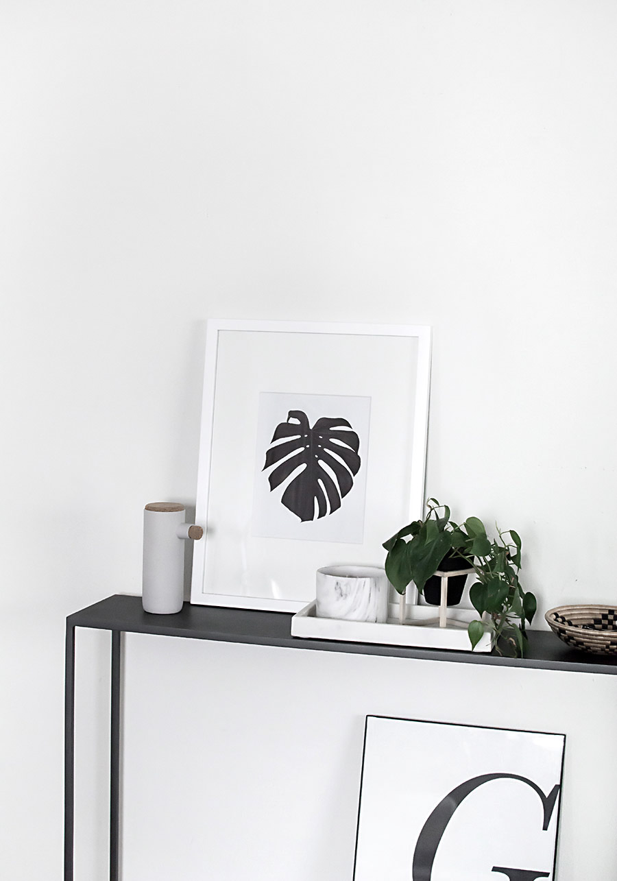 Free printable monstera art-6