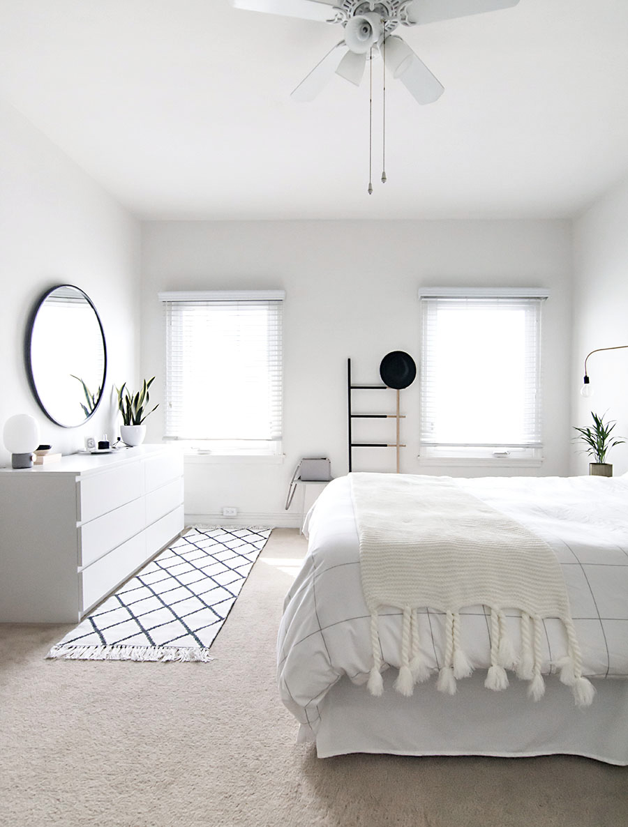 How to Achieve a Minimal Scandinavian Bedroom - Homey Oh My