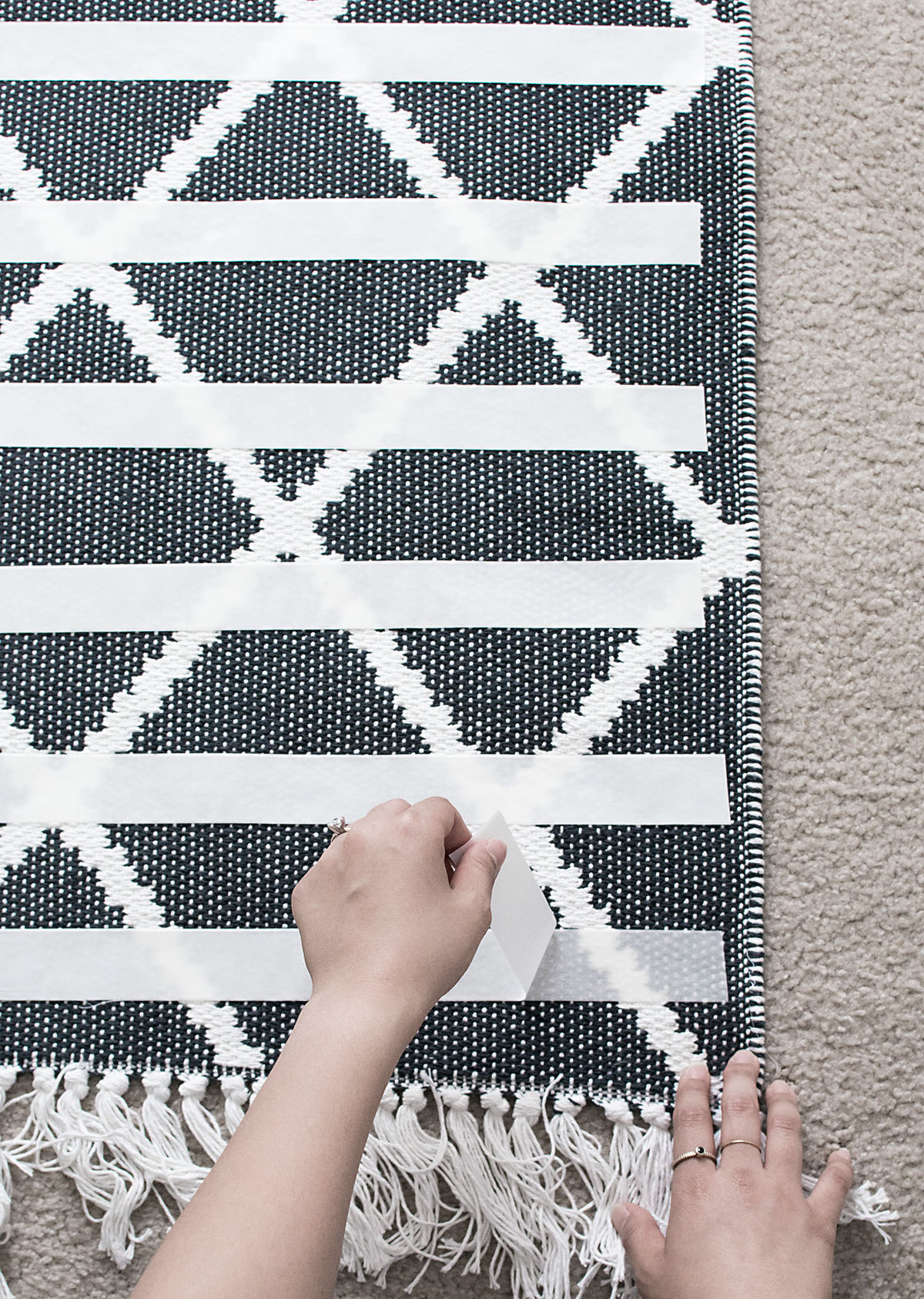 How to Keep a Rug From Slipping - Homey Oh My