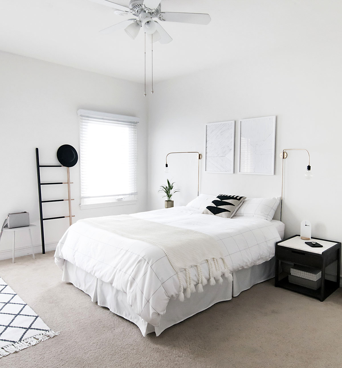 How to Achieve a Minimal Scandinavian Bedroom - Homey Oh My