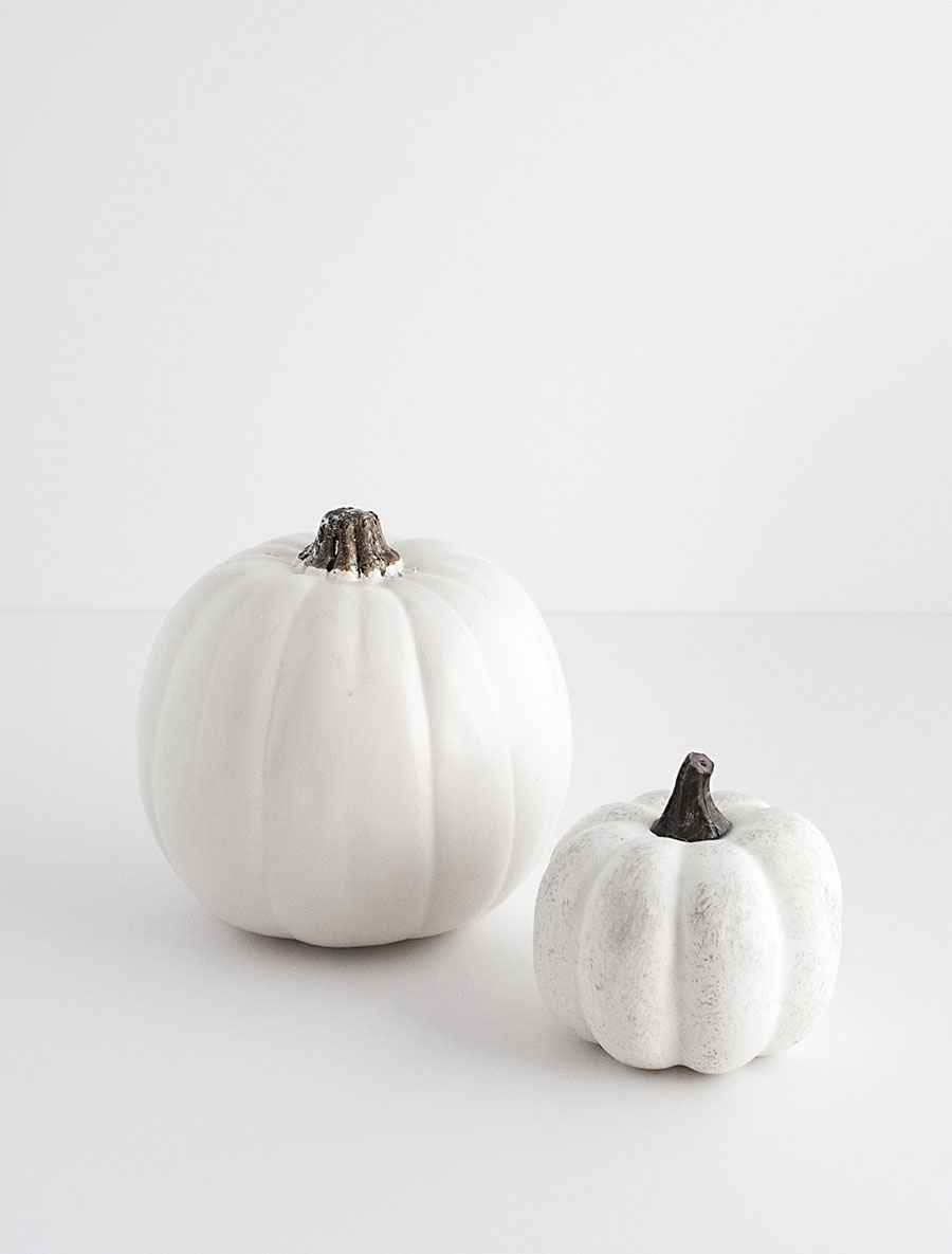 white pumpkins