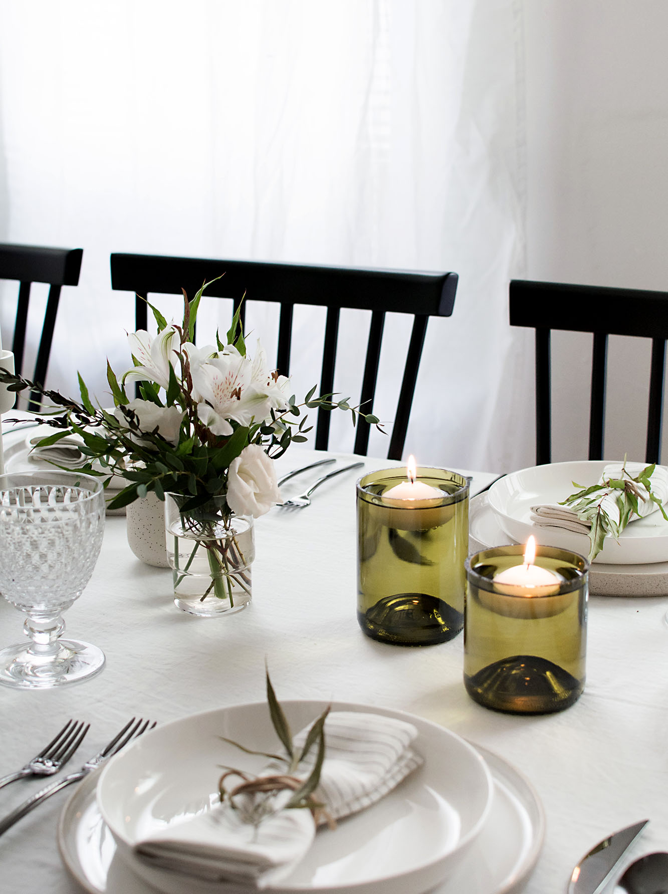 Floating Glass Candleholder