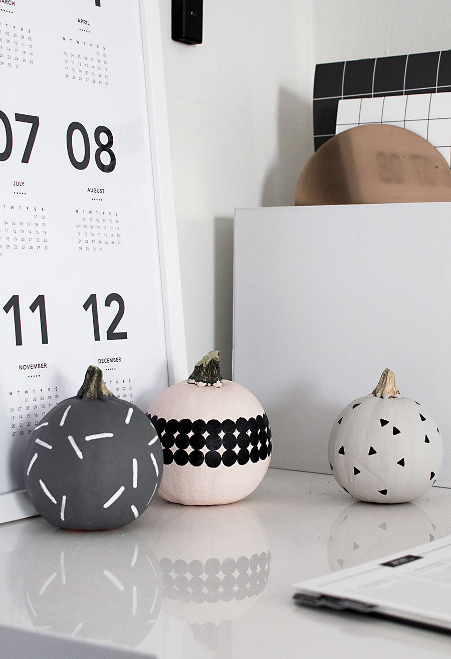 DIY Patterned Pumpkins