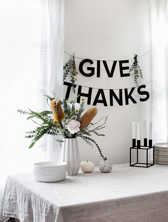 Printable Thanksgiving Banner