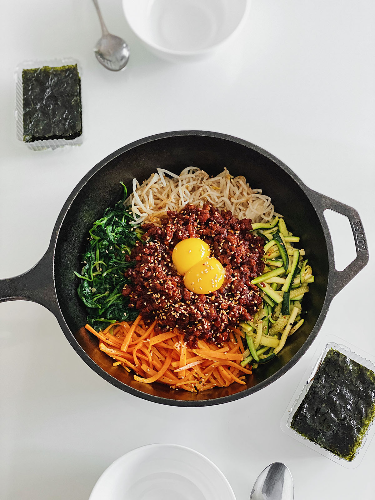 Cast Iron Food Bowl Multi-function Korean Bibimbap Bowl Convenient