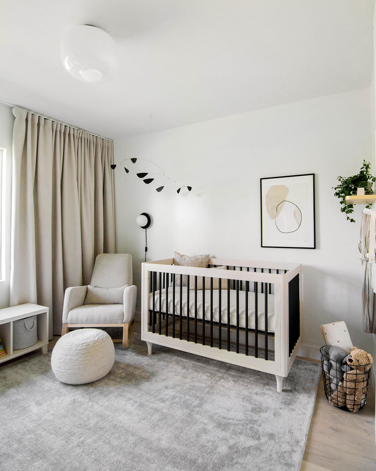 Modern Minimal Gender-Neutral Nursery - Homey Oh My