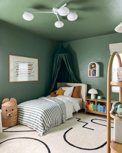 Moody Green Toddler Room